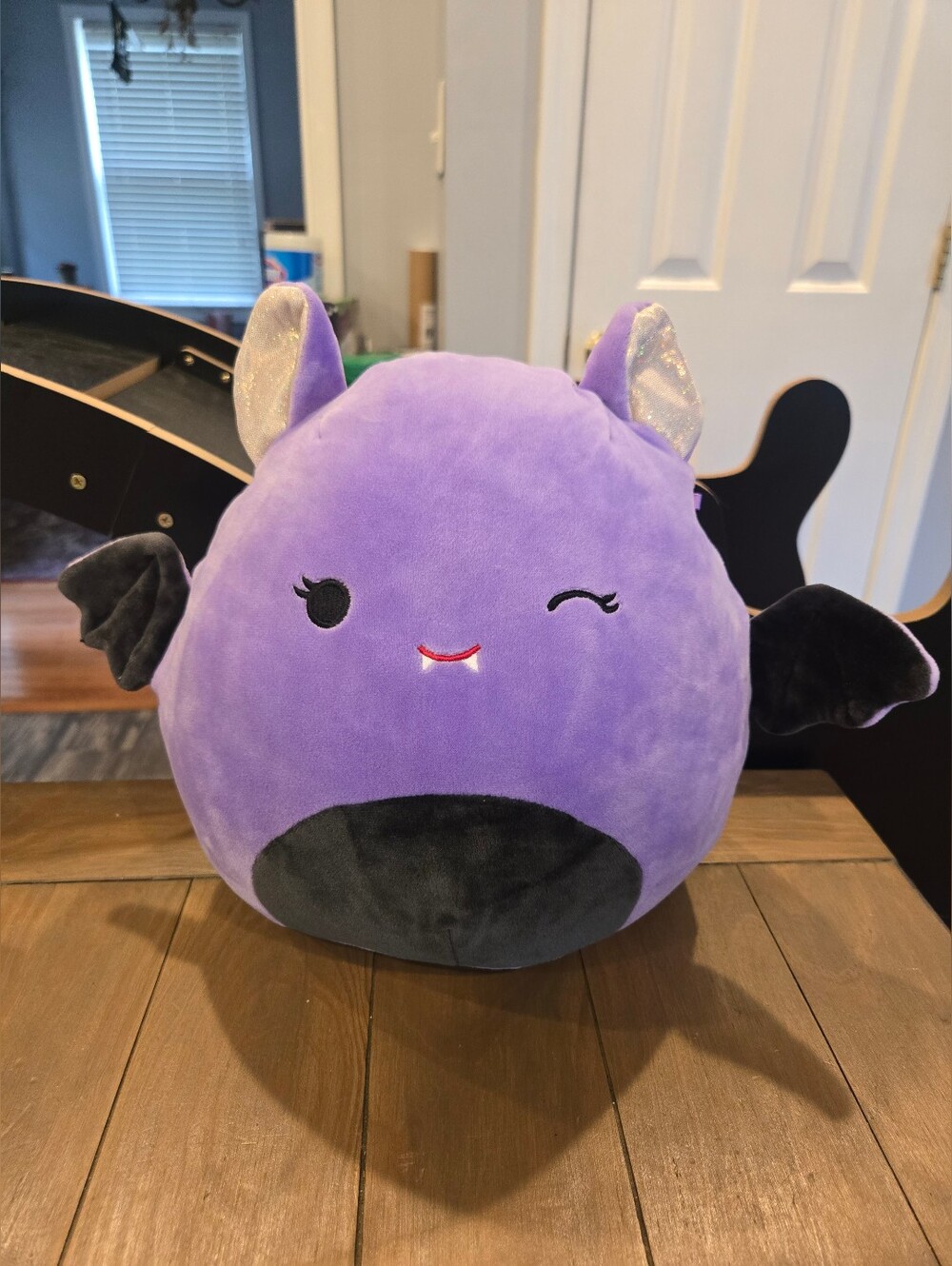 Squishmallows Joldy the Purple Bat Plush Shimmery Ears